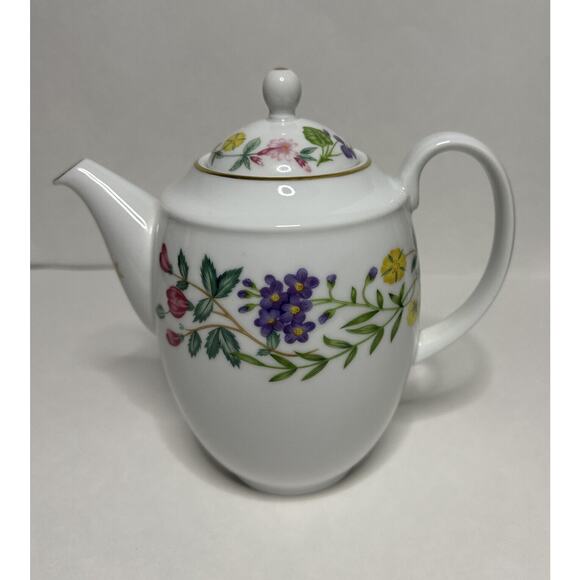 Royal Worcester ARCADIA (England) 1988 Coffee Pot Excellent Condition - Picture 3 of 7